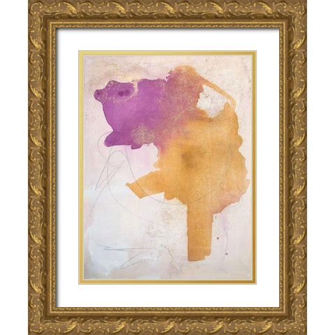 Flirting II Gold Ornate Wood Framed Art Print with Double Matting by Contacessi, Julia