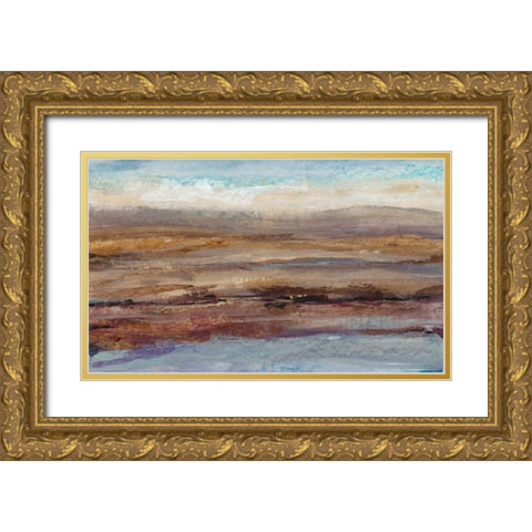 Birds Eye View I Gold Ornate Wood Framed Art Print with Double Matting by OToole, Tim