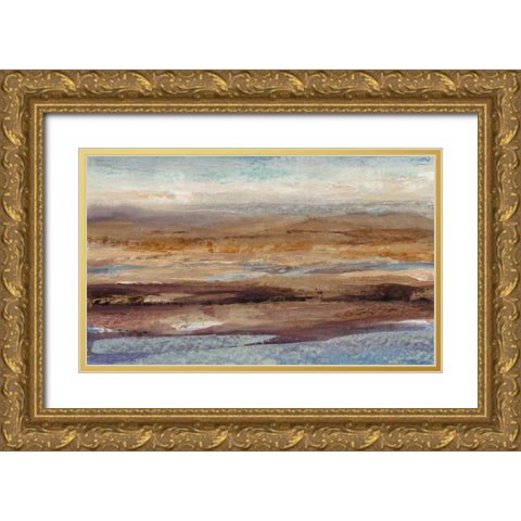Birds Eye View II Gold Ornate Wood Framed Art Print with Double Matting by OToole, Tim