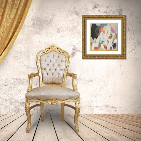Parsing Prose III Gold Ornate Wood Framed Art Print with Double Matting by Vess, June Erica