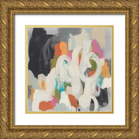 Parsing Prose III Gold Ornate Wood Framed Art Print with Double Matting by Vess, June Erica