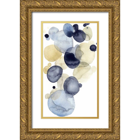 Asteroid Drift II Gold Ornate Wood Framed Art Print with Double Matting by Popp, Grace