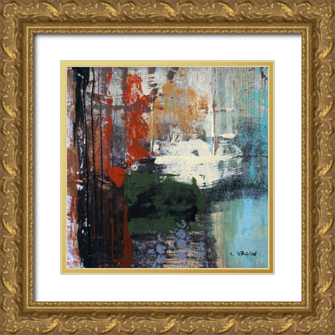 Urban Space III Gold Ornate Wood Framed Art Print with Double Matting by Orlov, Irena