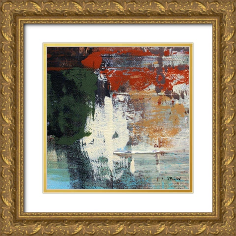Urban Space IV Gold Ornate Wood Framed Art Print with Double Matting by Orlov, Irena