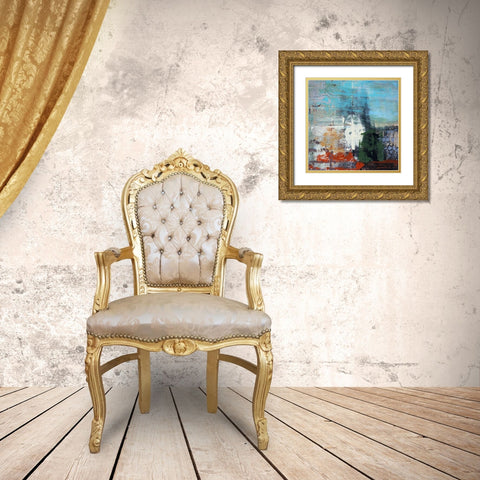 Urban Space V Gold Ornate Wood Framed Art Print with Double Matting by Orlov, Irena