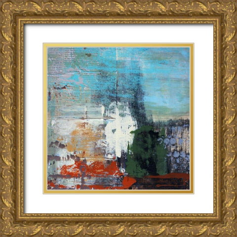 Urban Space V Gold Ornate Wood Framed Art Print with Double Matting by Orlov, Irena
