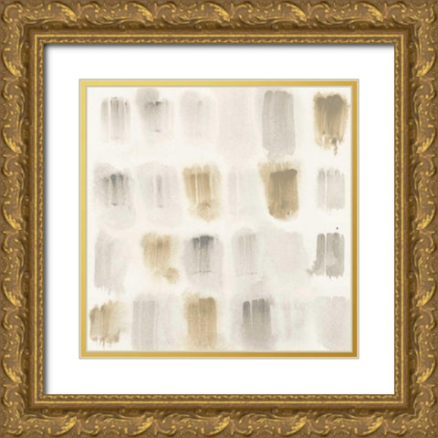 Rhythmic Echo I Gold Ornate Wood Framed Art Print with Double Matting by Vess, June Erica