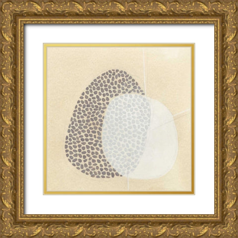 Parchment Prose VII Gold Ornate Wood Framed Art Print with Double Matting by Vess, June Erica
