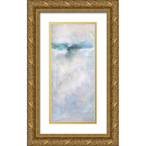 Plume I Gold Ornate Wood Framed Art Print with Double Matting by Contacessi, Julia