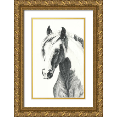 American Paint II Gold Ornate Wood Framed Art Print with Double Matting by Popp, Grace