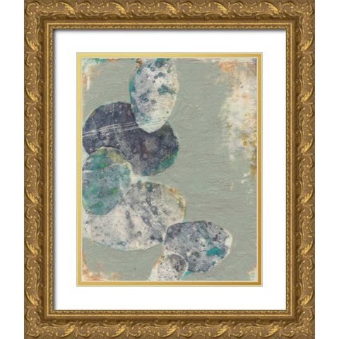 Rock Formations II Gold Ornate Wood Framed Art Print with Double Matting by Goldberger, Jennifer