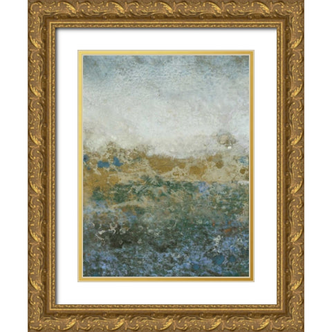 Aquatic Range II Gold Ornate Wood Framed Art Print with Double Matting by OToole, Tim