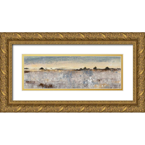 Grey Atmosphere II Gold Ornate Wood Framed Art Print with Double Matting by OToole, Tim