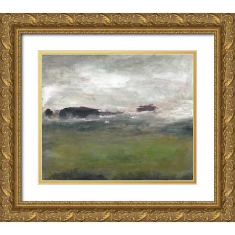 Along the Island I Gold Ornate Wood Framed Art Print with Double Matting by Gordon, Sharon