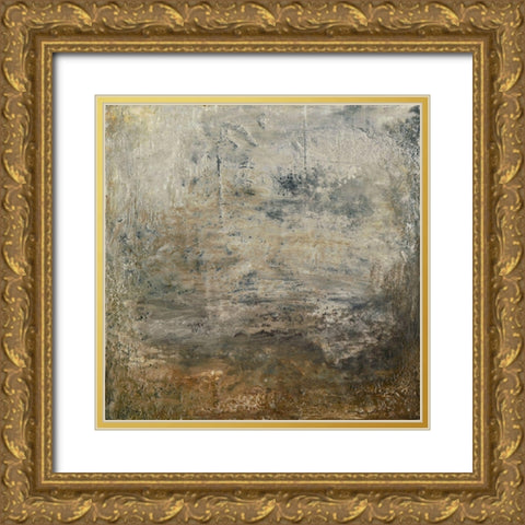 Quiet Marsh I Gold Ornate Wood Framed Art Print with Double Matting by Gordon, Sharon
