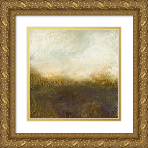 Quiet Marsh III Gold Ornate Wood Framed Art Print with Double Matting by Gordon, Sharon
