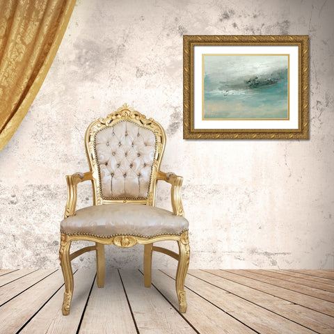 Tidal Pool II Gold Ornate Wood Framed Art Print with Double Matting by Gordon, Sharon