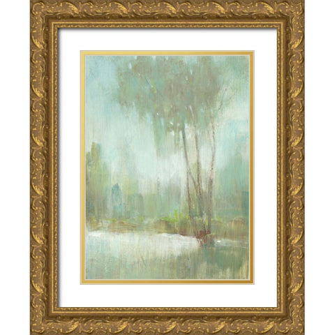 Mist in the Glen II Gold Ornate Wood Framed Art Print with Double Matting by OToole, Tim