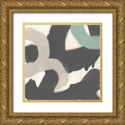 Clean Slate IV Gold Ornate Wood Framed Art Print with Double Matting by Vess, June Erica