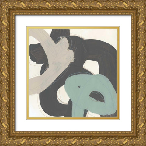 Clean Slate V Gold Ornate Wood Framed Art Print with Double Matting by Vess, June Erica