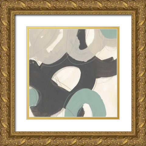 Clean Slate IX Gold Ornate Wood Framed Art Print with Double Matting by Vess, June Erica