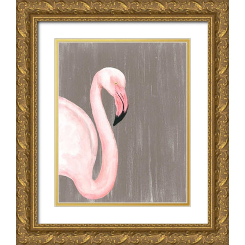 Vibrant Plumage III Gold Ornate Wood Framed Art Print with Double Matting by McCavitt, Naomi