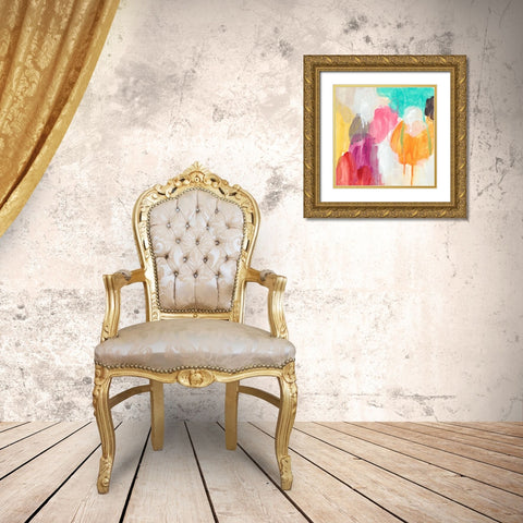 Ipso Facto I Gold Ornate Wood Framed Art Print with Double Matting by Vess, June Erica