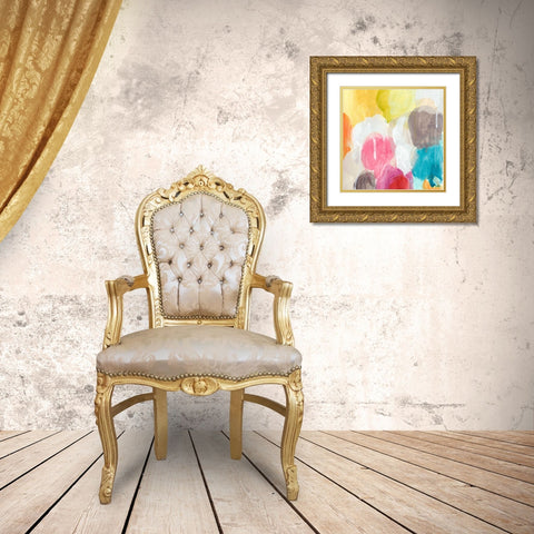 Ipso Facto IV Gold Ornate Wood Framed Art Print with Double Matting by Vess, June Erica