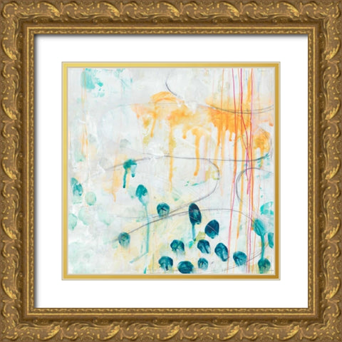 Momentum II Gold Ornate Wood Framed Art Print with Double Matting by Vess, June Erica