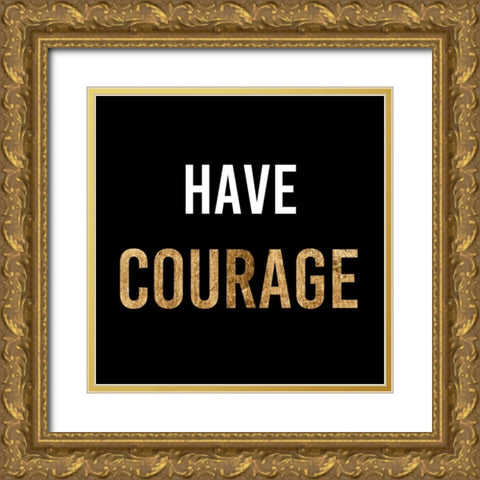Bold Inspiration II Gold Ornate Wood Framed Art Print with Double Matting by Hambly, Anna