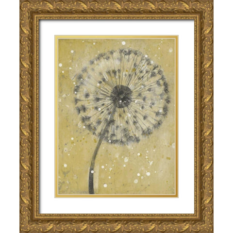 Dandelion Abstract I Gold Ornate Wood Framed Art Print with Double Matting by OToole, Tim