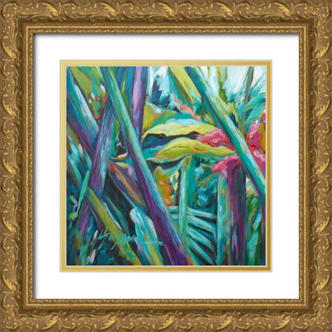 Bula Bula I Gold Ornate Wood Framed Art Print with Double Matting by Wilkins, Suzanne
