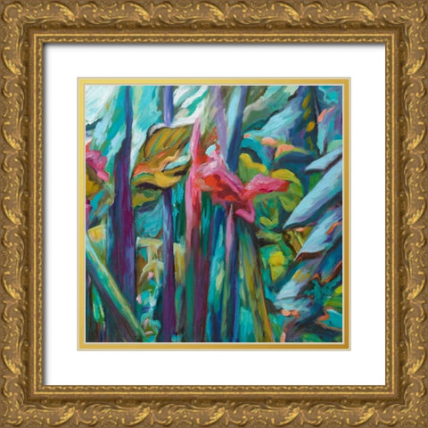 Bula Bula II Gold Ornate Wood Framed Art Print with Double Matting by Wilkins, Suzanne