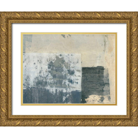 Shades of Grey VI Gold Ornate Wood Framed Art Print with Double Matting by Ray, Elena