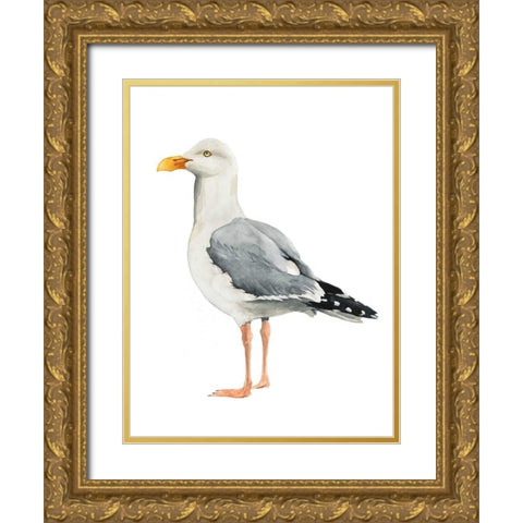Sea Bird II Gold Ornate Wood Framed Art Print with Double Matting by Popp, Grace