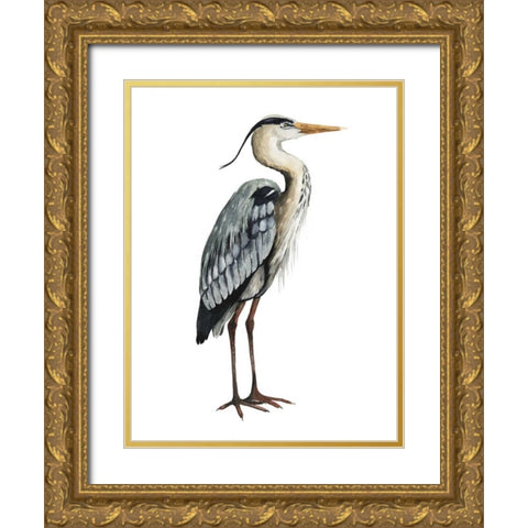Sea Bird V Gold Ornate Wood Framed Art Print with Double Matting by Popp, Grace