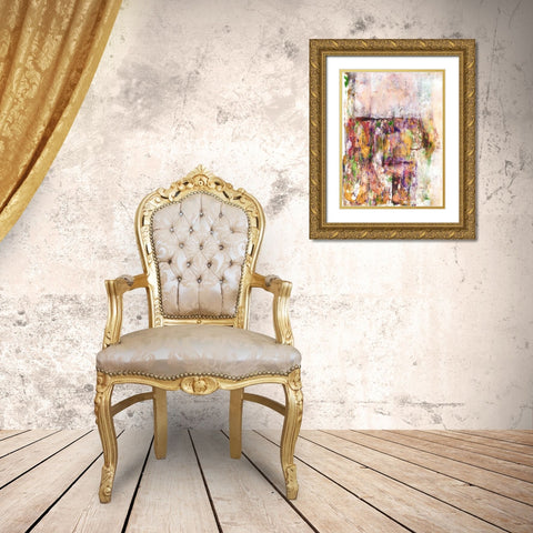 Garden Patch I Gold Ornate Wood Framed Art Print with Double Matting by Fuchs, Jodi