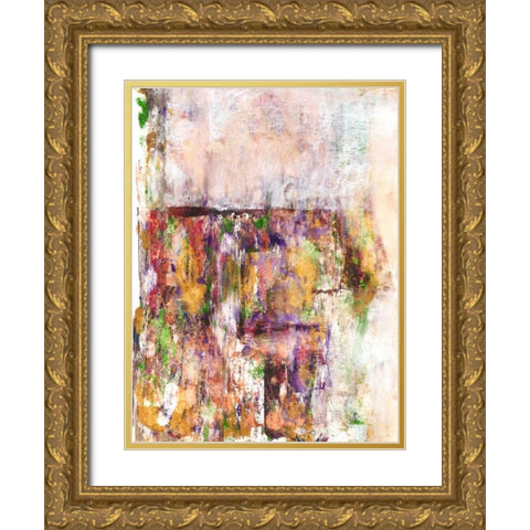 Garden Patch I Gold Ornate Wood Framed Art Print with Double Matting by Fuchs, Jodi