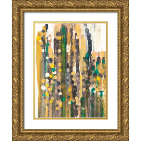 Meet Up II Gold Ornate Wood Framed Art Print with Double Matting by Fuchs, Jodi