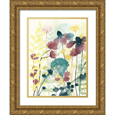 Garden Lace I Gold Ornate Wood Framed Art Print with Double Matting by Popp, Grace