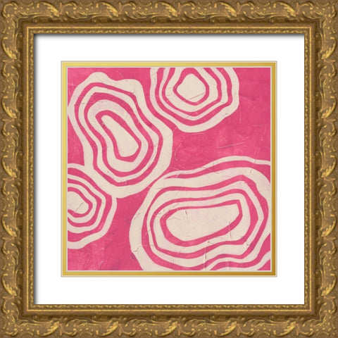 Bright Mineral II Gold Ornate Wood Framed Art Print with Double Matting by Vess, June Erica