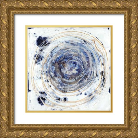 Whorl II Gold Ornate Wood Framed Art Print with Double Matting by Ludwig, Alicia