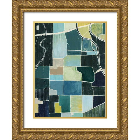 Elevated I Gold Ornate Wood Framed Art Print with Double Matting by Popp, Grace