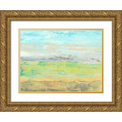 Distant Front Range I Gold Ornate Wood Framed Art Print with Double Matting by OToole, Tim