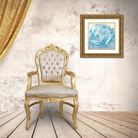 Waikiki II Gold Ornate Wood Framed Art Print with Double Matting by Ludwig, Alicia