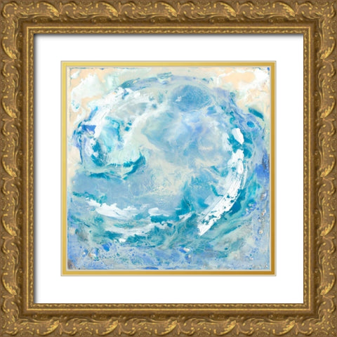 Waikiki II Gold Ornate Wood Framed Art Print with Double Matting by Ludwig, Alicia