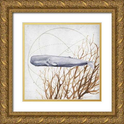 Love of the Sea IV Gold Ornate Wood Framed Art Print with Double Matting by Popp, Grace