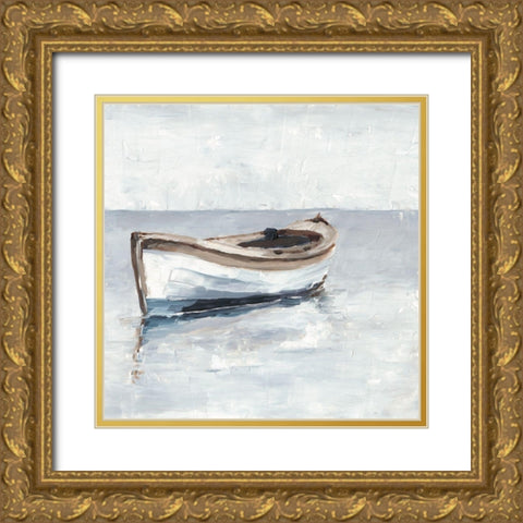 Reflected Horizon II Gold Ornate Wood Framed Art Print with Double Matting by Harper, Ethan