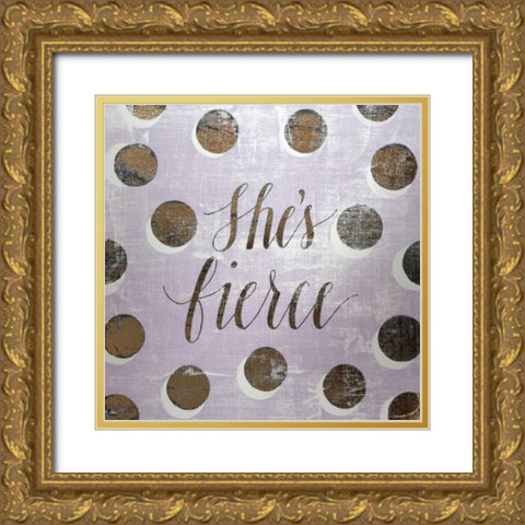 Gilded Girl II Gold Ornate Wood Framed Art Print with Double Matting by Popp, Grace