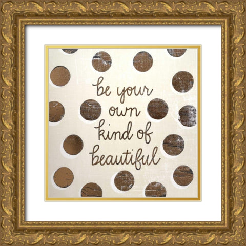 Gilded Girl IV Gold Ornate Wood Framed Art Print with Double Matting by Popp, Grace
